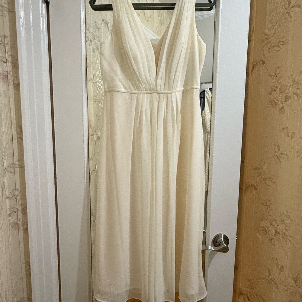 Jenny Packham Cream Plunge Sundress